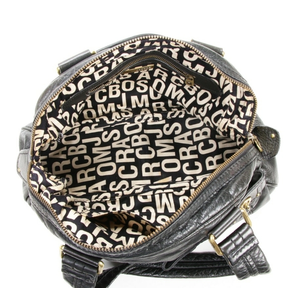 Marc Jacob's black leather grained shoulder bag - Picture 7 of 11